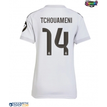 Ženski Nogometni dresi Real Madrid Aurelien Tchouameni #14 Domači 2025-26 Kratek Rokav